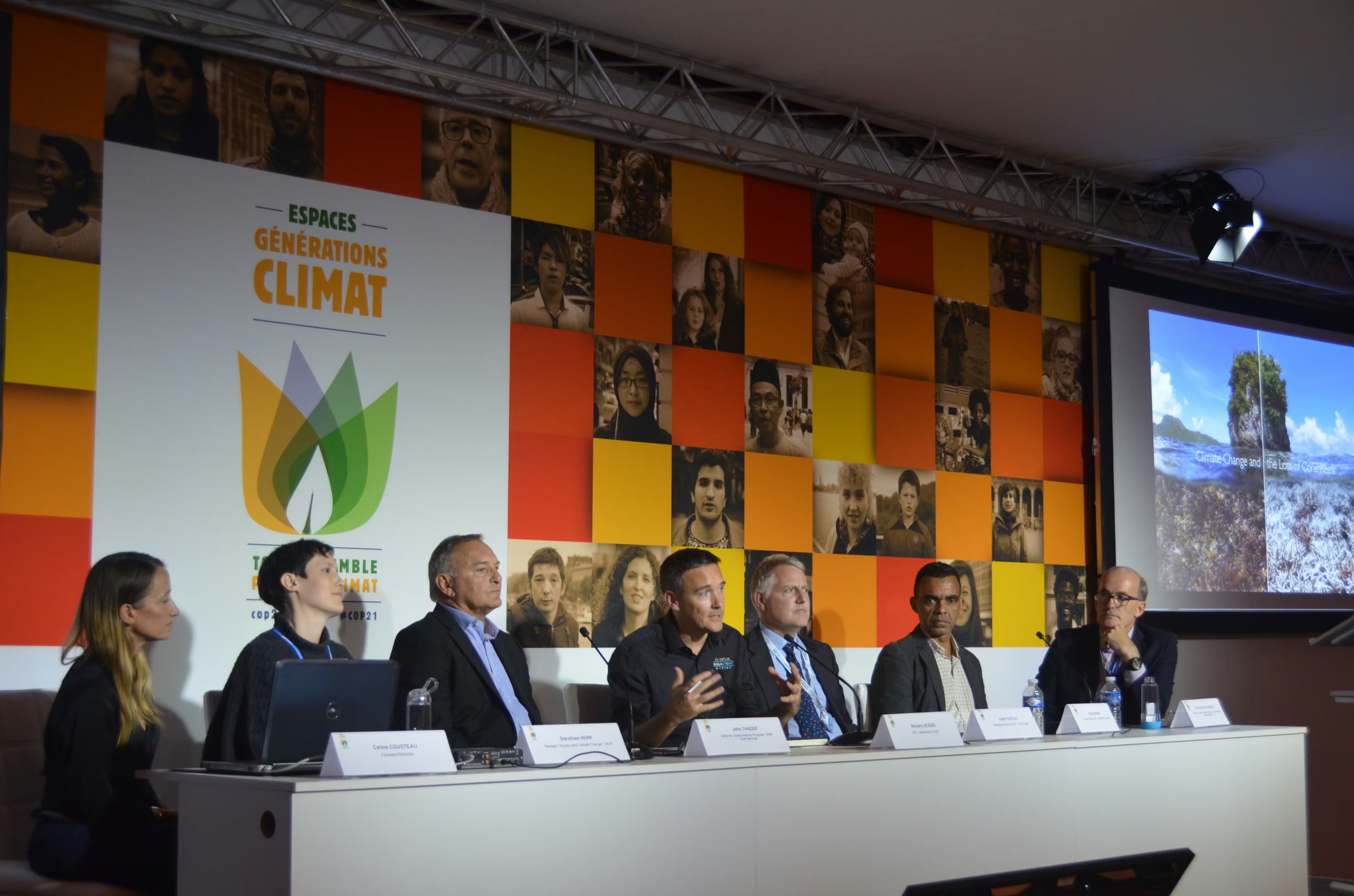 Richard Vevers at COP21, Paris, 2015